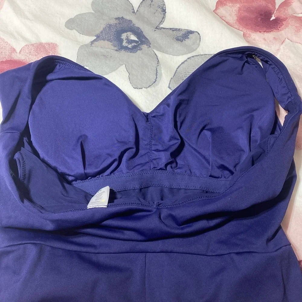 NWT Popilush Wide Leg Sleeveless V-Neck Shapewear Romper Size Medium - Picture 9 of 11